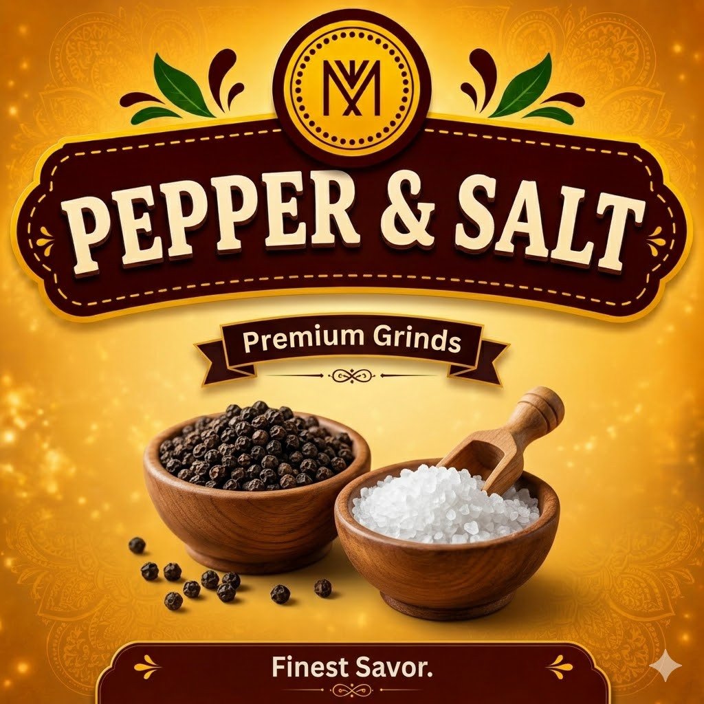 Peppercorns & Salt