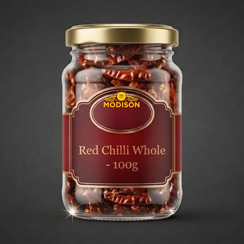 Modison Red Chilli Whole – 100g