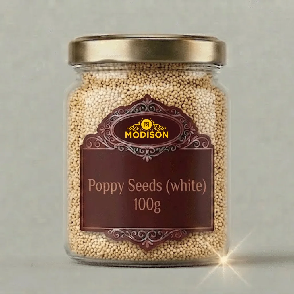 Modison Poppy Seeds (white) – 100g