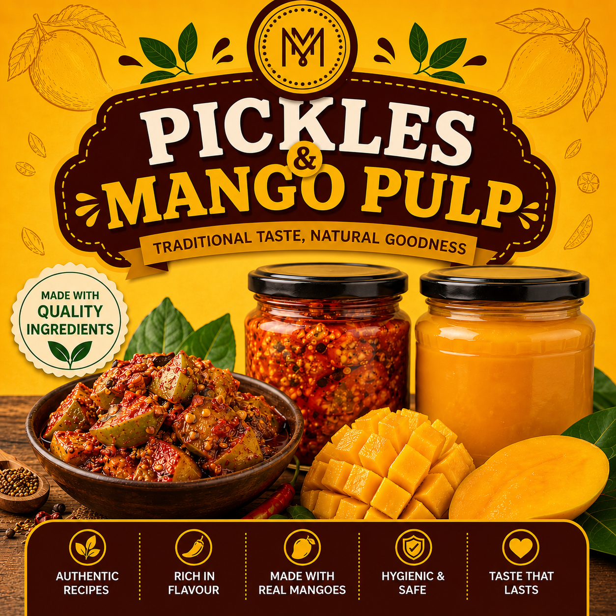 Pickles & Mango Pulp
