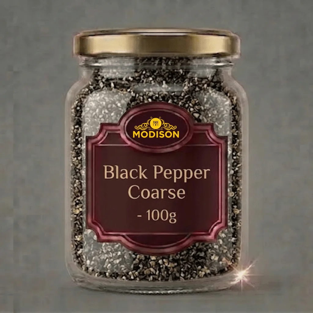 Modison Black Pepper Coarse – 100g