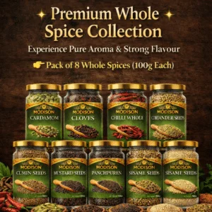 Premium Whole Spice Collection – Pack of 8 (100g Each)